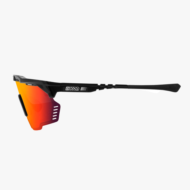 Scicon Aeroshade Kunken Occhiali Ciclismo Nero/Rosso Qualità Garantita