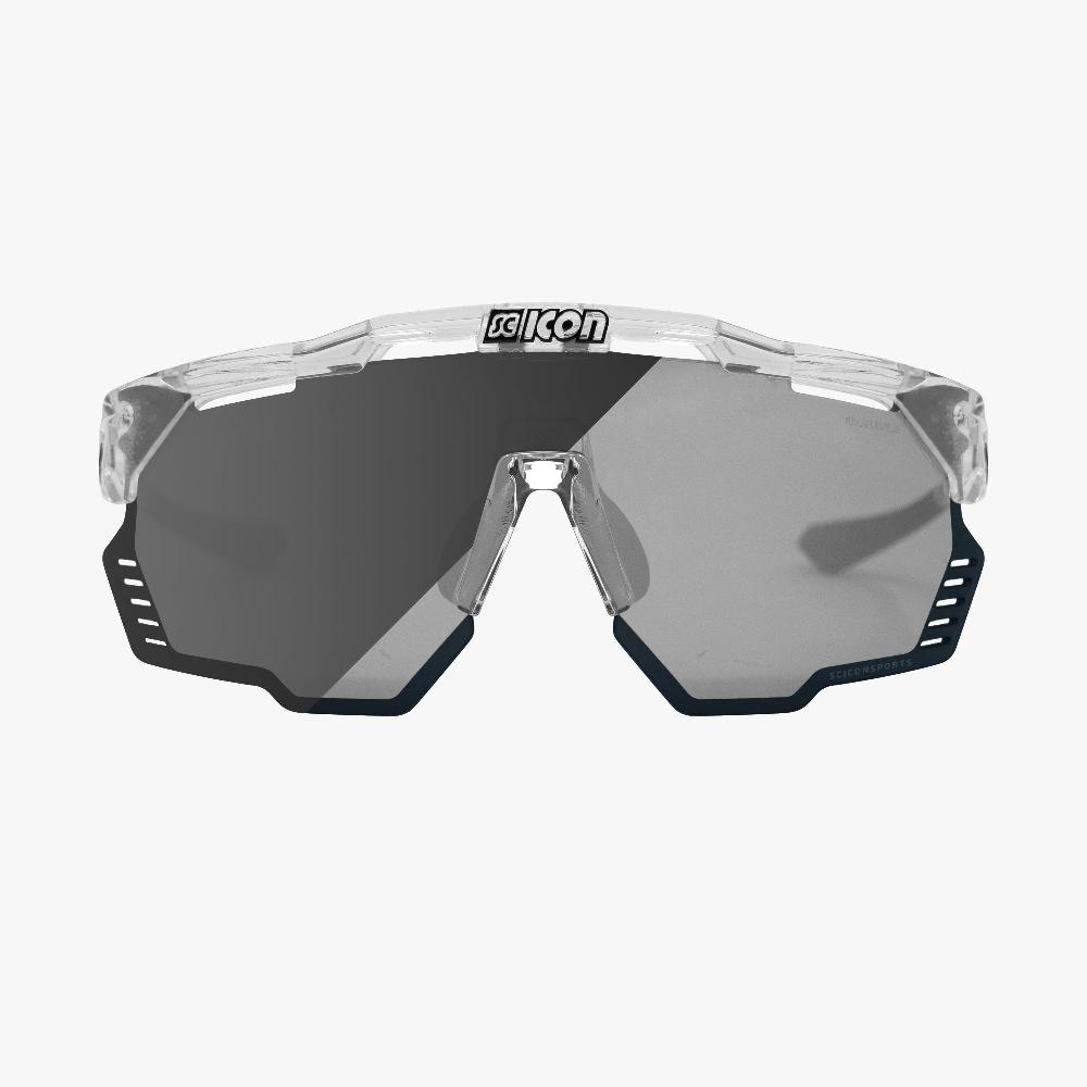 Scicon Aeroshade Kunken Occhiali Ciclismo Cristallo/Argento Negozi Online