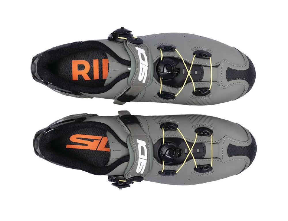 Sidi MTB DRAKO 2S SRS - military - yellow / Regular / 38 In Linea