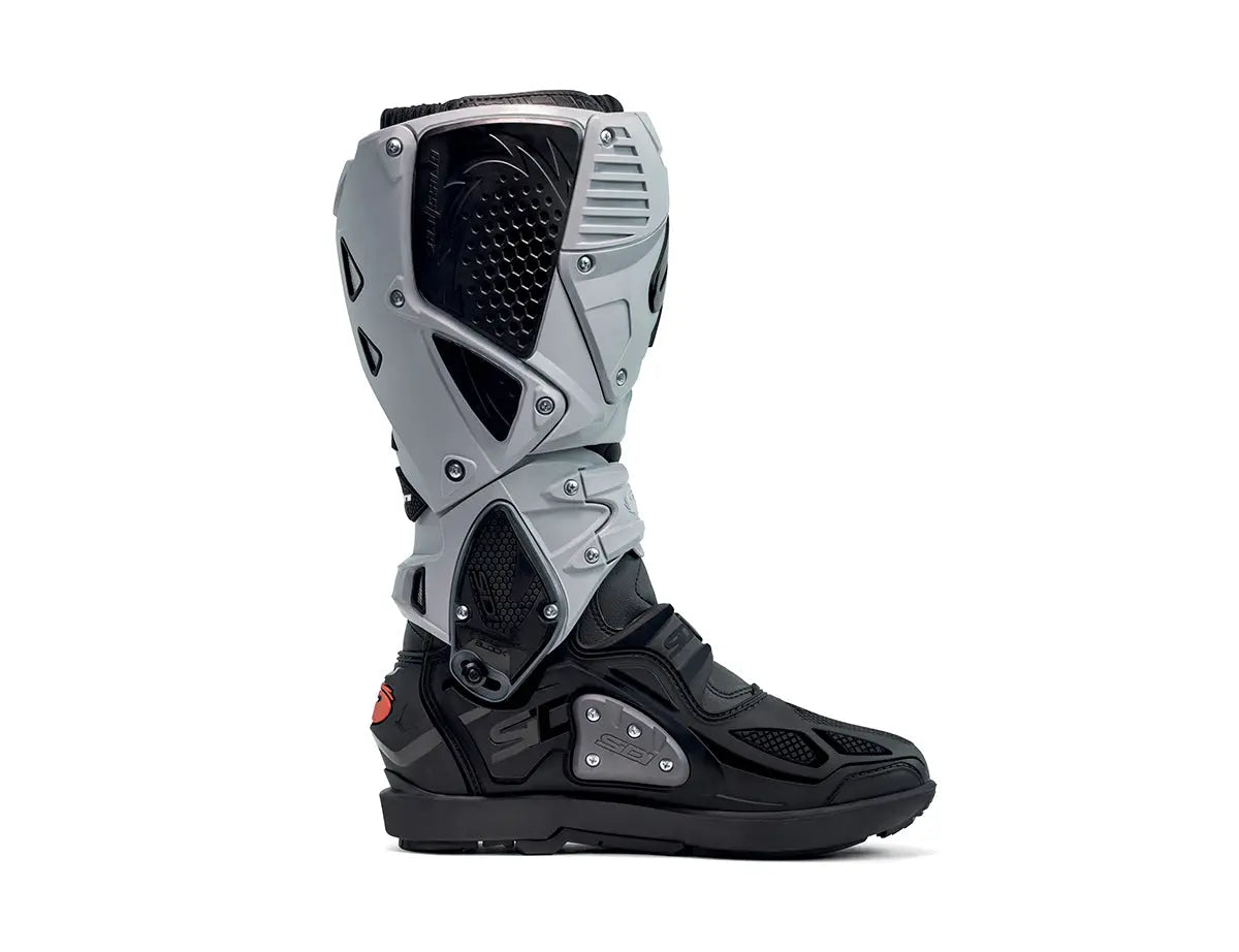 Sidi CROSSFIRE 3 SRS - black - ash / Regular / 47 Saldi Di Fabbrica