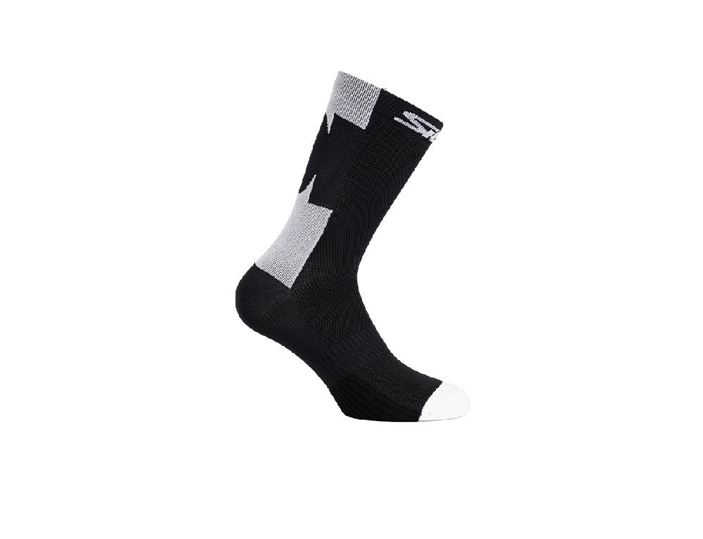 Sidi CALZINI CONFUSUM - 18 CM - black/white / Regular / 35/39 Sottocosto