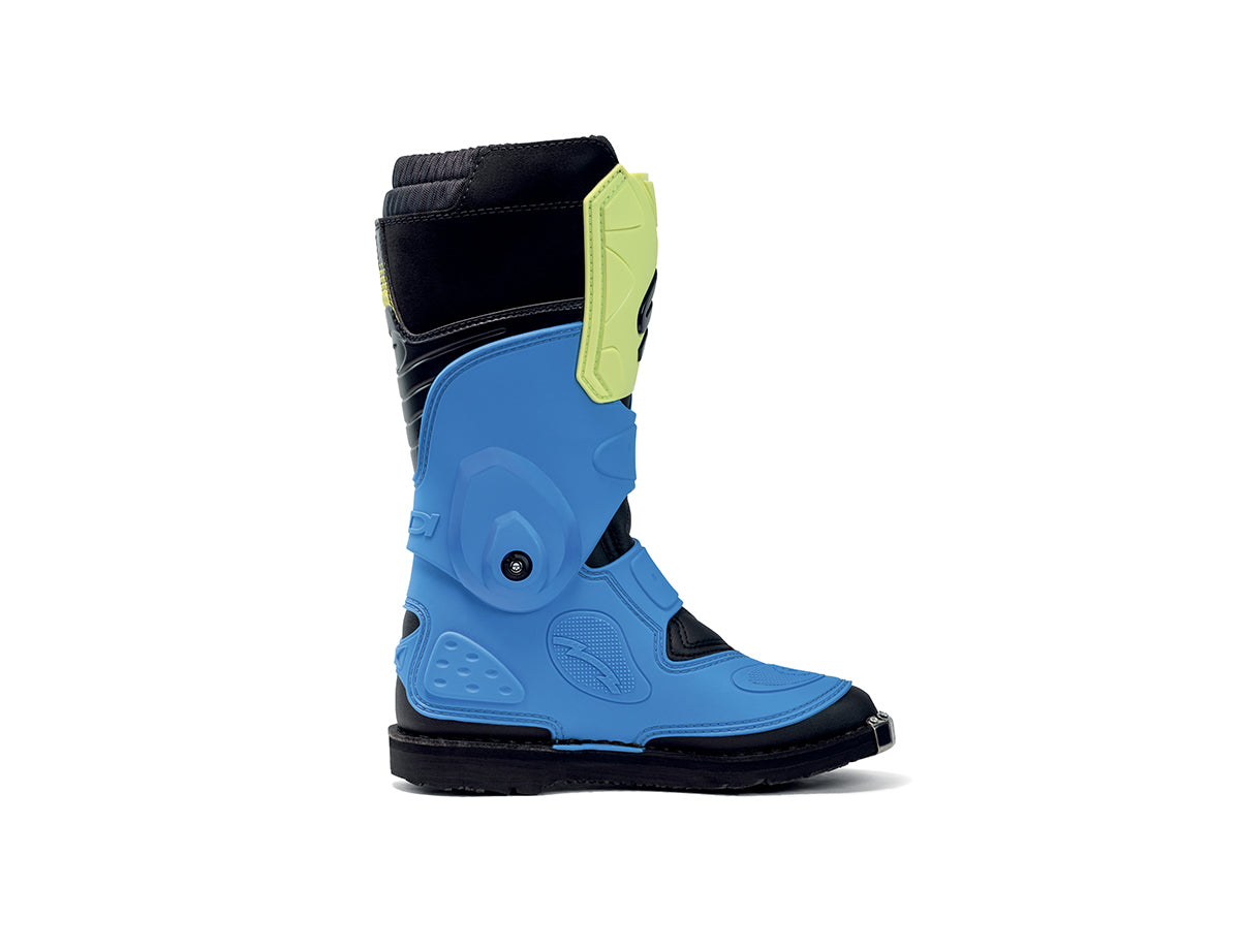 Sidi FLAME - light blue - lime - black / Regular / 32 In Linea