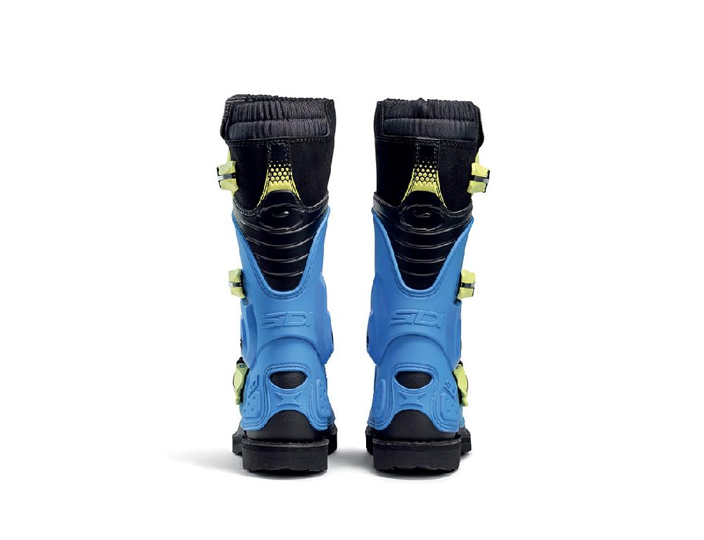 Sidi FLAME - light blue - lime - black / Regular / 32 In Linea