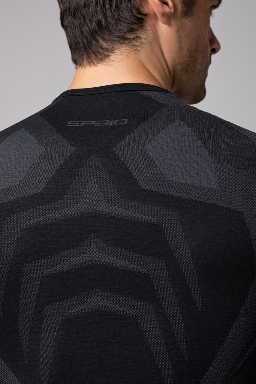 Spaio SPAIO MAGLIA M/L TERMOATTIVA "CONFIDENCE" NERO/GRIGIO Soddisfazione Garantita