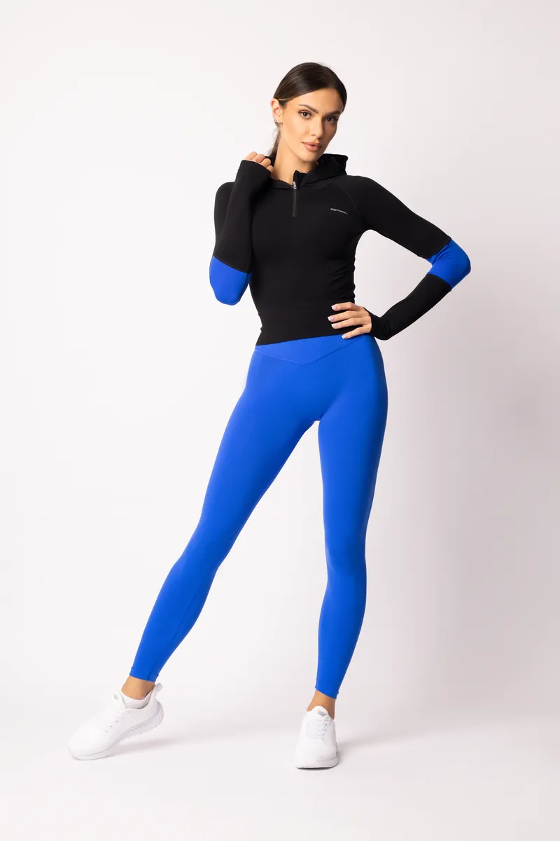 Spaio SPAIO FELPA ADAPT – DOUBLE COLOUR COBALT/BLACK Acquista Ora