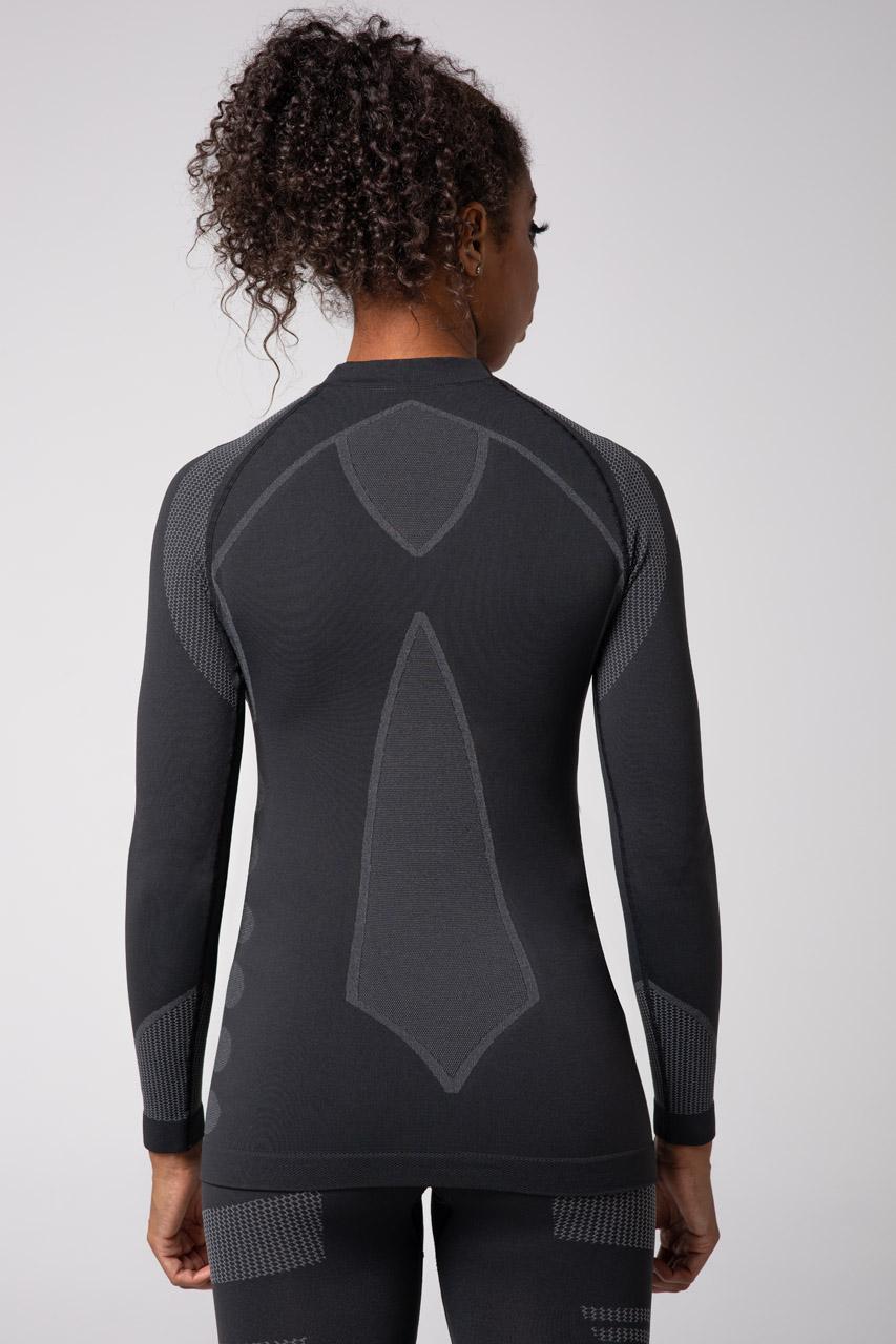 Spaio SPAIO MAGLIETTA TERMOATTIVA CON MANICHE LUNGHE THERMO-EVO DONNA GRIGIO/GRIGIO CHIARO Offerta