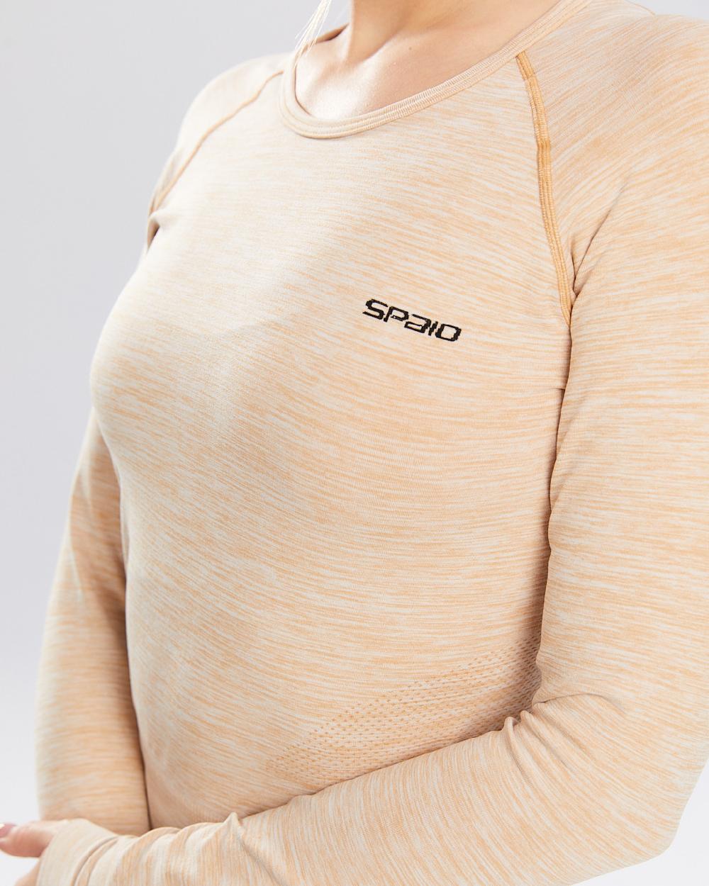 Spaio SPAIO RASHGUARD MELANGE MANICHE LUNGHE ICED COFFEE Outlet