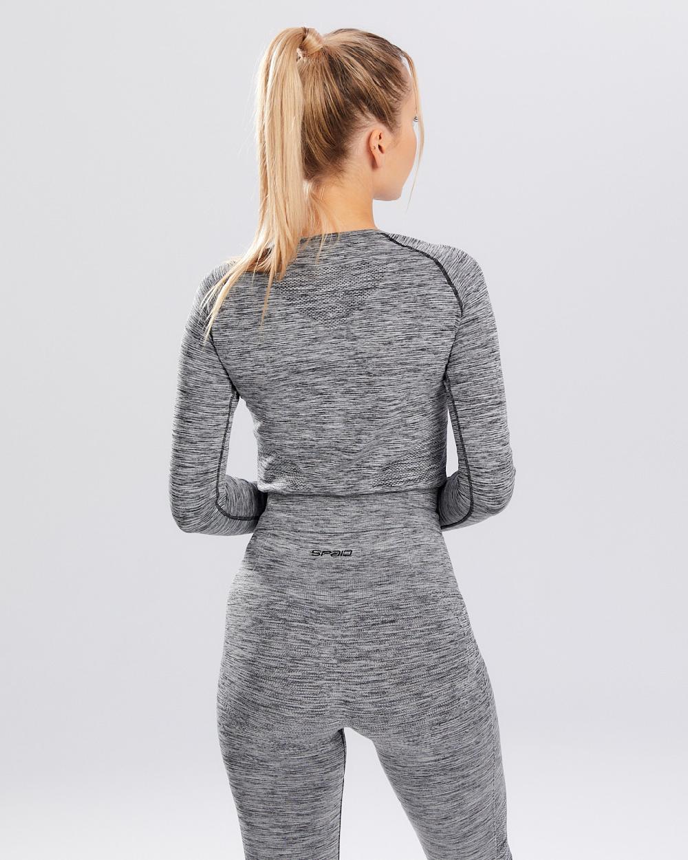 Spaio SPAIO RASHGUARD MELANGE MANICHE LUNGHE GREY Saldi