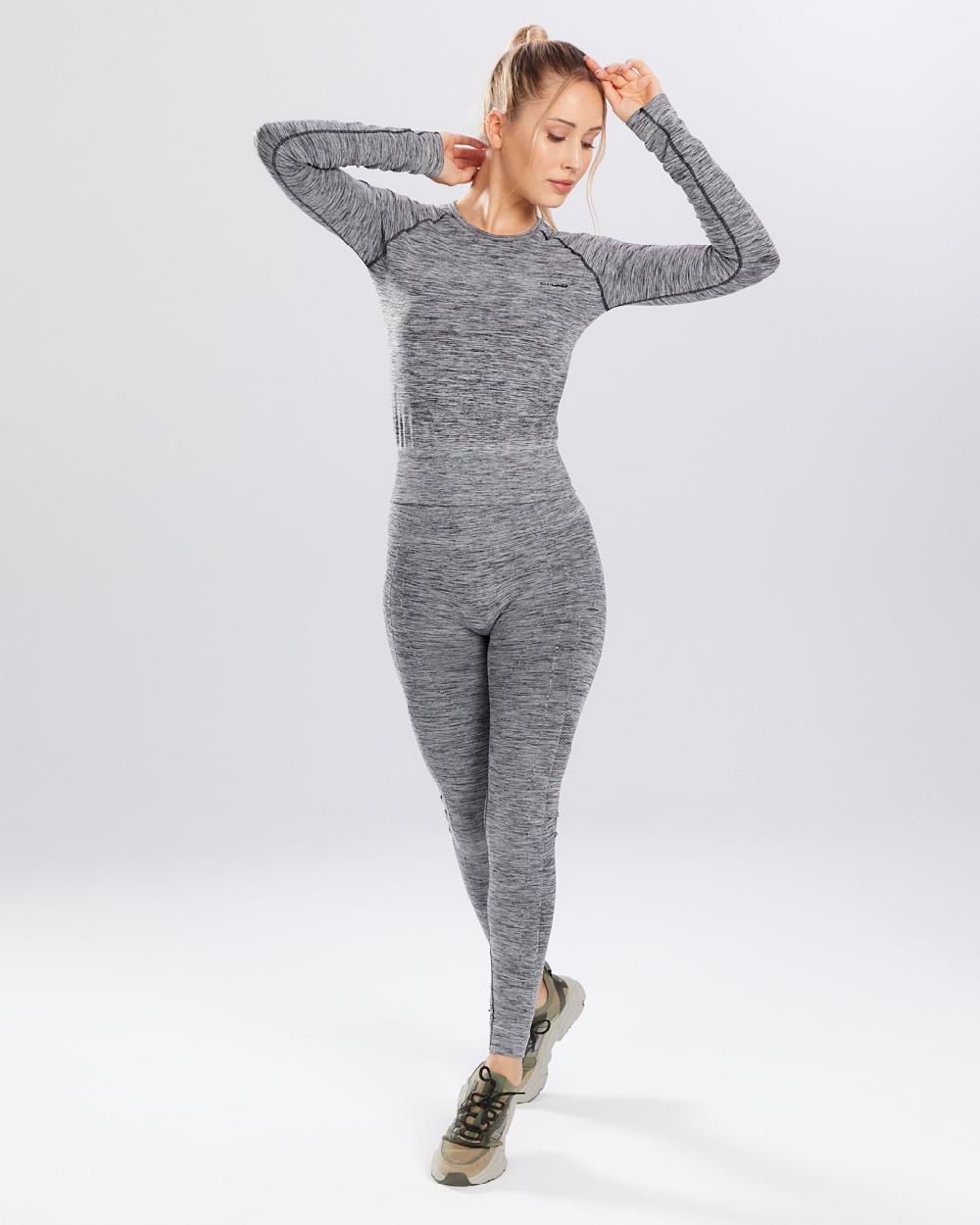 Spaio SPAIO RASHGUARD MELANGE MANICHE LUNGHE GREY Saldi