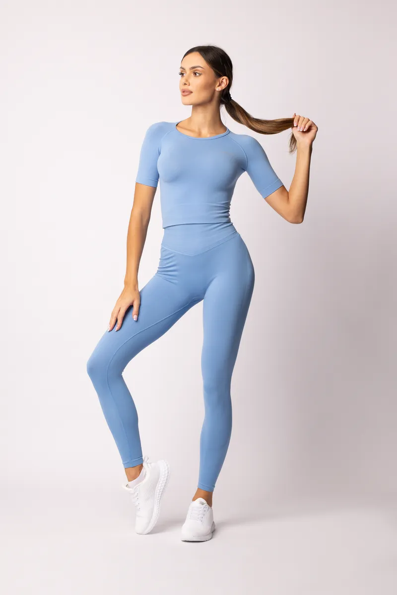 Spaio SPAIO RASHGUARD ADAPT MANICA CORTA LINCHEN BLUE Vendita Economica