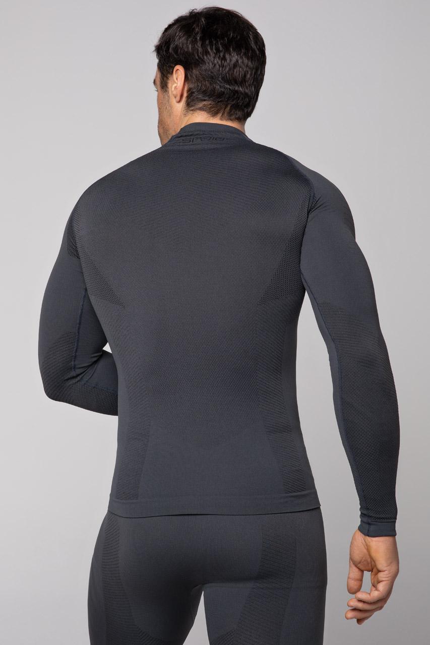 Spaio SPAIO MAGLIETTA TERMOATTIVA PLAY NEW GREY/NERO Vendite Flash