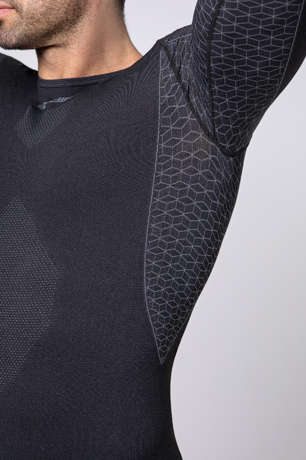 Spaio SPAIO M/L MAGLIA BREEZE UOMO NERO/GRIGIO In Linea