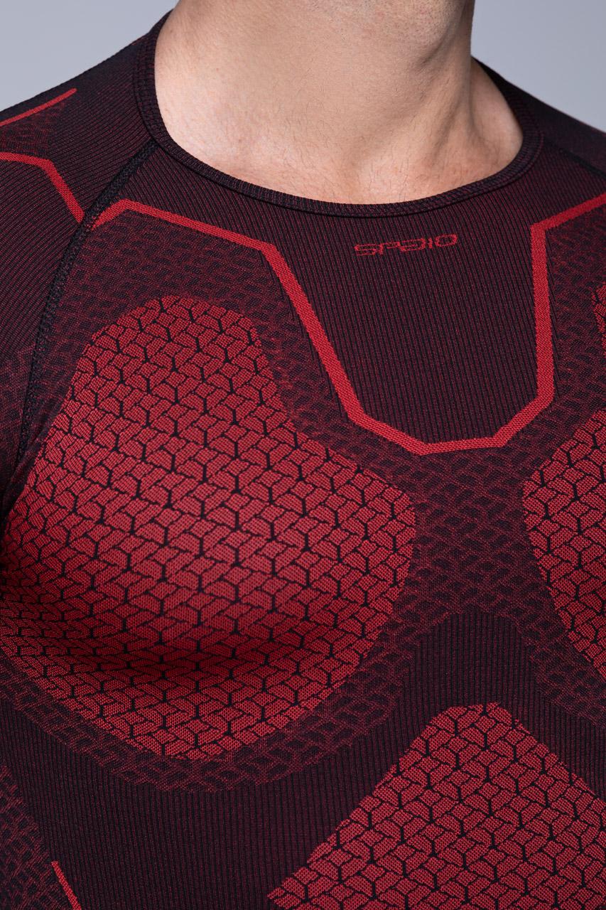 Spaio SPAIO MAGIETTA TERMOATTIVA „ADRENALINE” UOMO NERO/ROSSO Qualità
