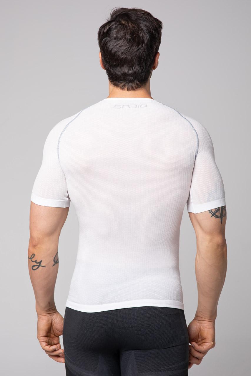 Spaio SPAIO CAMICIA TERMOATTIVA CON MANICHE CORTE BREATH BIANCO Spedizione Gratuita