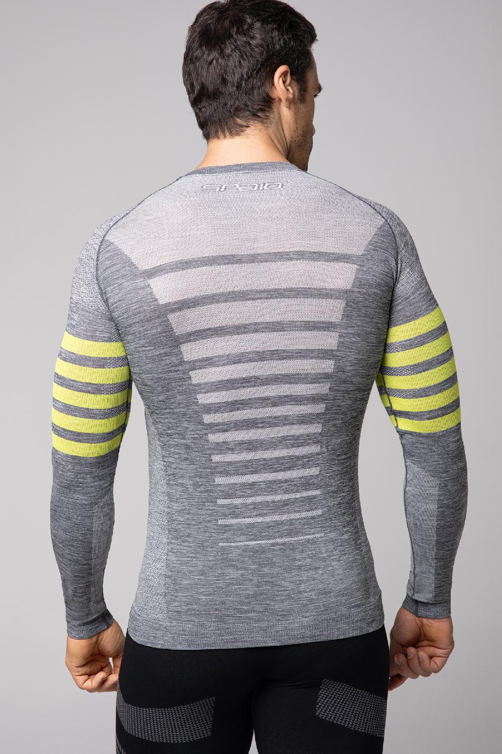 Spaio SPAIO MAGLIA M/LTERMOATTIVA "RUN" NEW GREY Soddisfazione Garantita