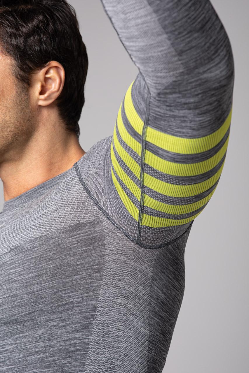 Spaio SPAIO MAGLIA M/LTERMOATTIVA "RUN" NEW GREY Soddisfazione Garantita