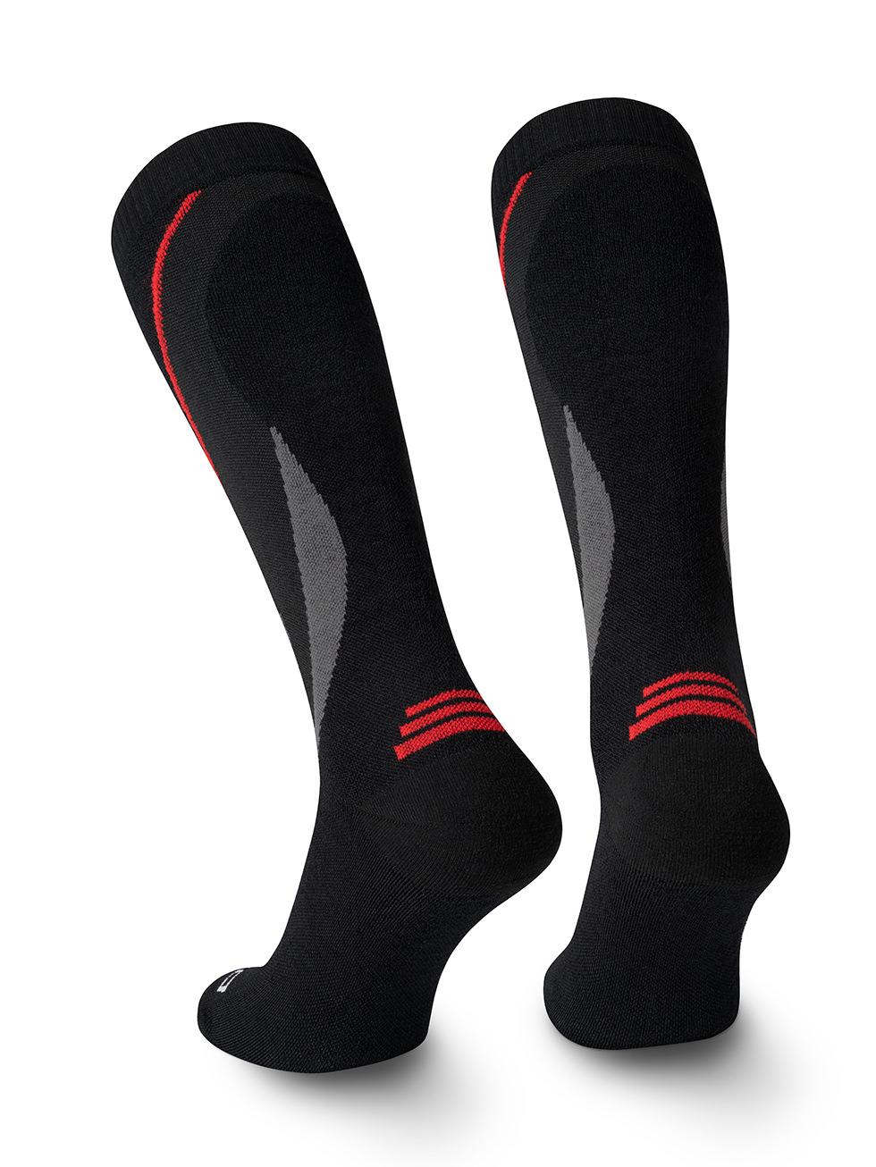 Spaio SPAIO calze da sci compressive THERMO-EVO BLACK/GREY/RED Offerta