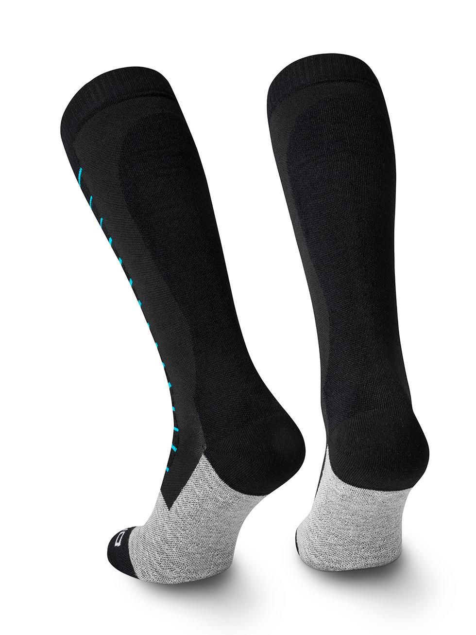 Spaio SPAIO calze da sci compressive FIERCE BLACK/WHITE/BLUE Economico