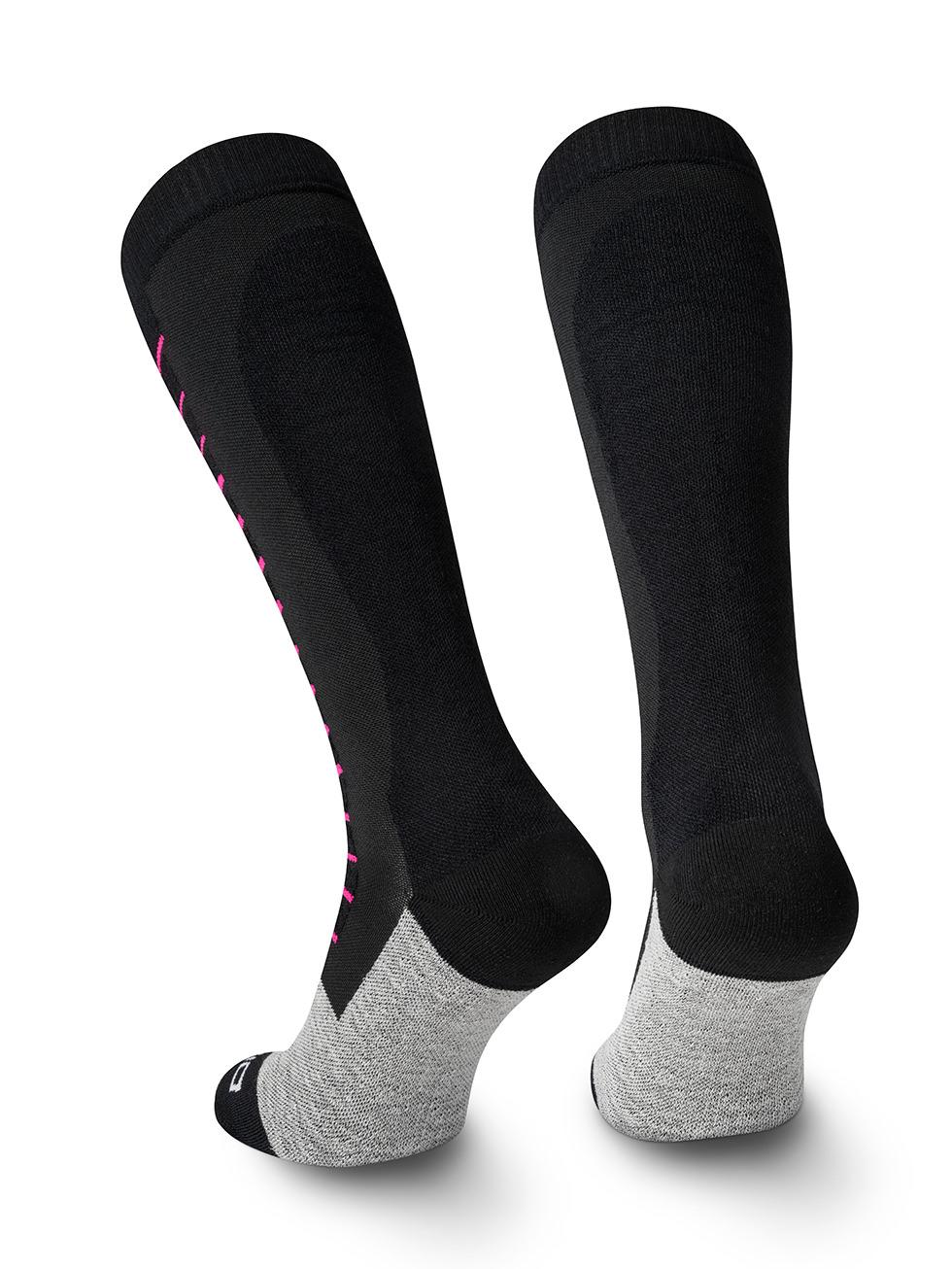 Spaio SPAIO calze da sci compressive FIERCE BLACK/WHITE/FUXIA Online