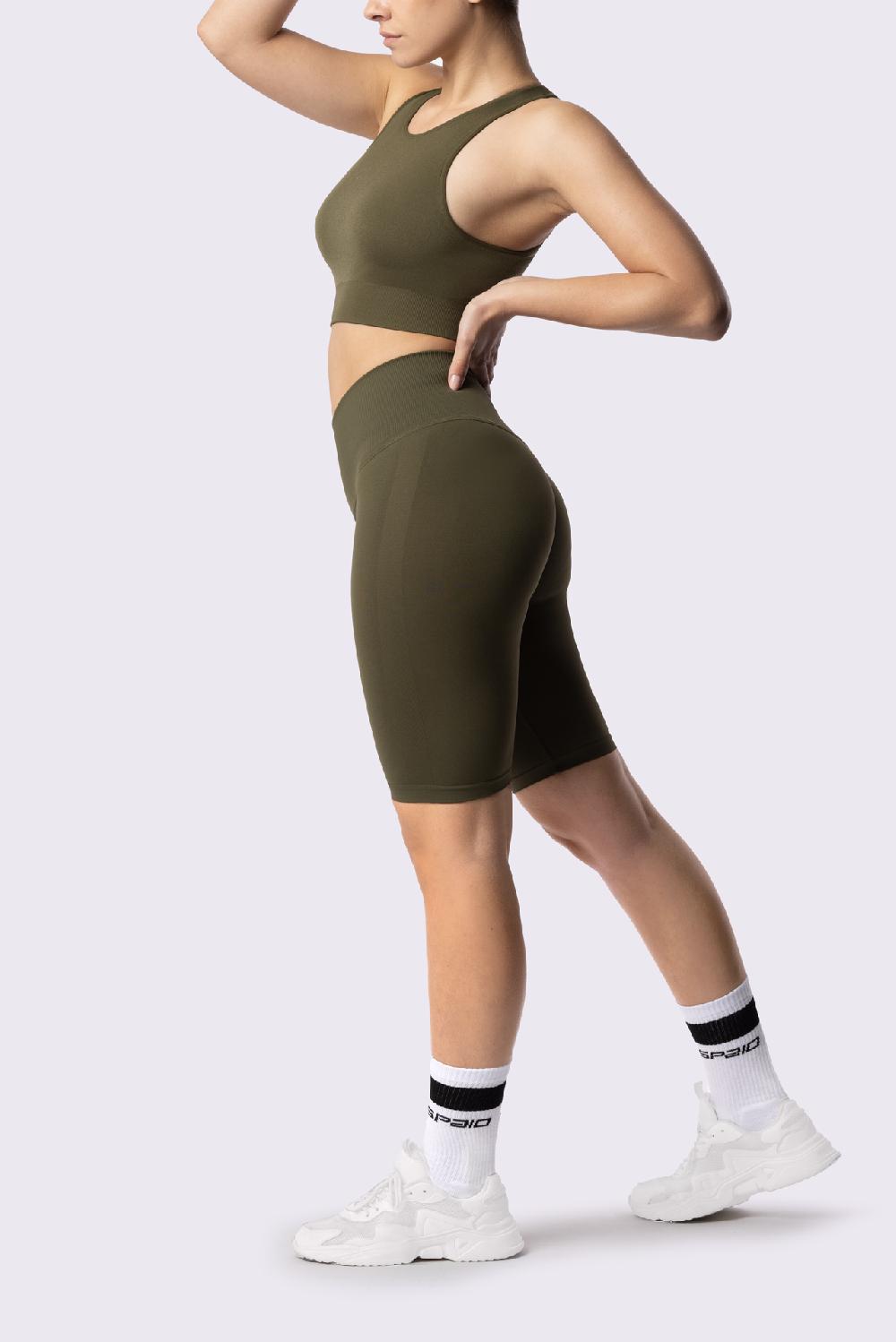 Spaio SPAIO FLEX INNERGY BIKER SHORTS KHAKI Nuova