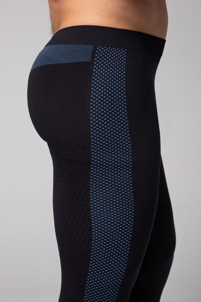 Spaio SPAIO LEGGINGS TERMOATTIVI "FIERCE" NERO/BLU Saldi