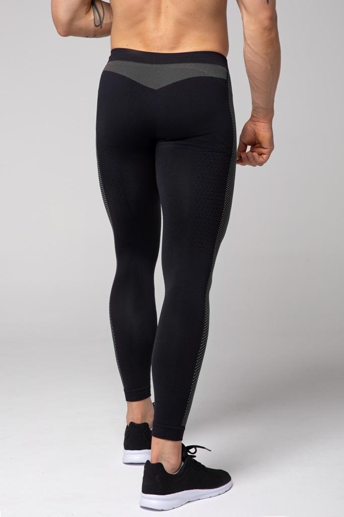 Spaio SPAIO LEGGINGS TERMOATTIVI "FIERCE" NERO/GRIGIO Offerte