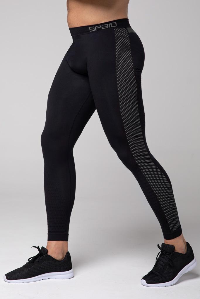 Spaio SPAIO LEGGINGS TERMOATTIVI "FIERCE" NERO/GRIGIO Offerte