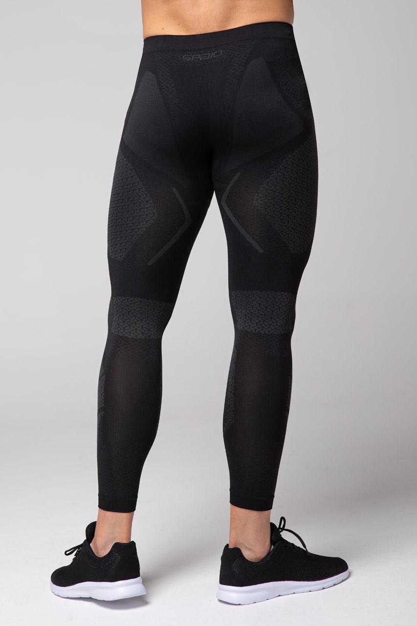 Spaio SPAIO LEGGINS TERMOATTIVI "ADRENALINE" UOMO NERO/GRIGIO In Saldo