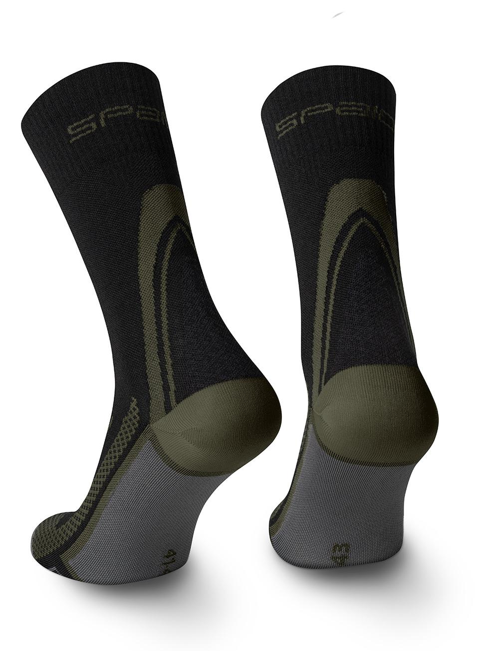 Spaio SPAIO Calze da trekking a compressione TACTICAL BLACK/KHAKI Presa