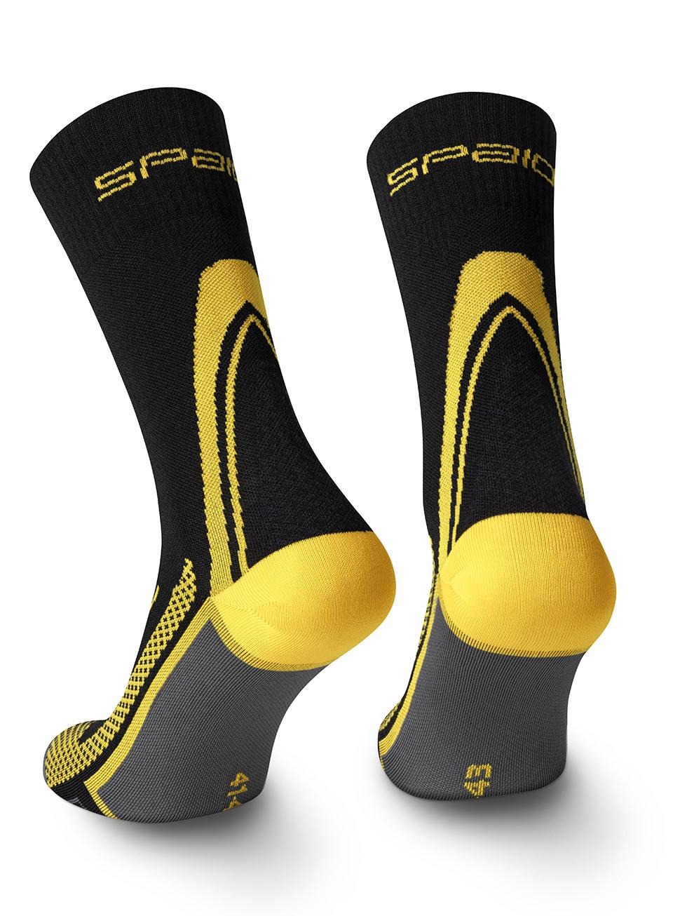 Spaio SPAIO Calze da trekking a compressione TACTICAL BLACK/YELLOW Offerta
