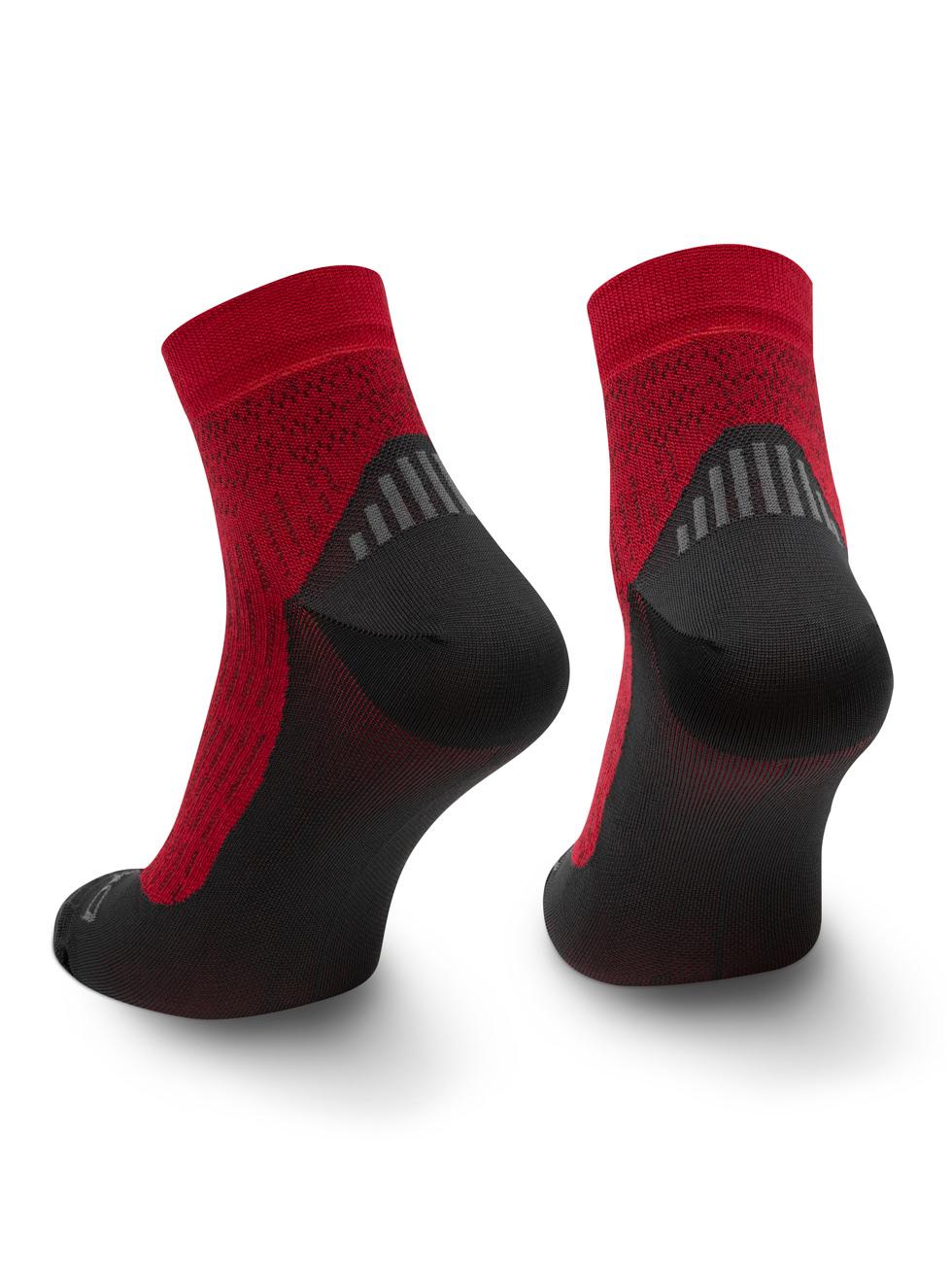 Spaio SPAIO CALZINI DA TREKKING CONFIDENCE BLACK/ BURGUNDY Spedizione Gratuita