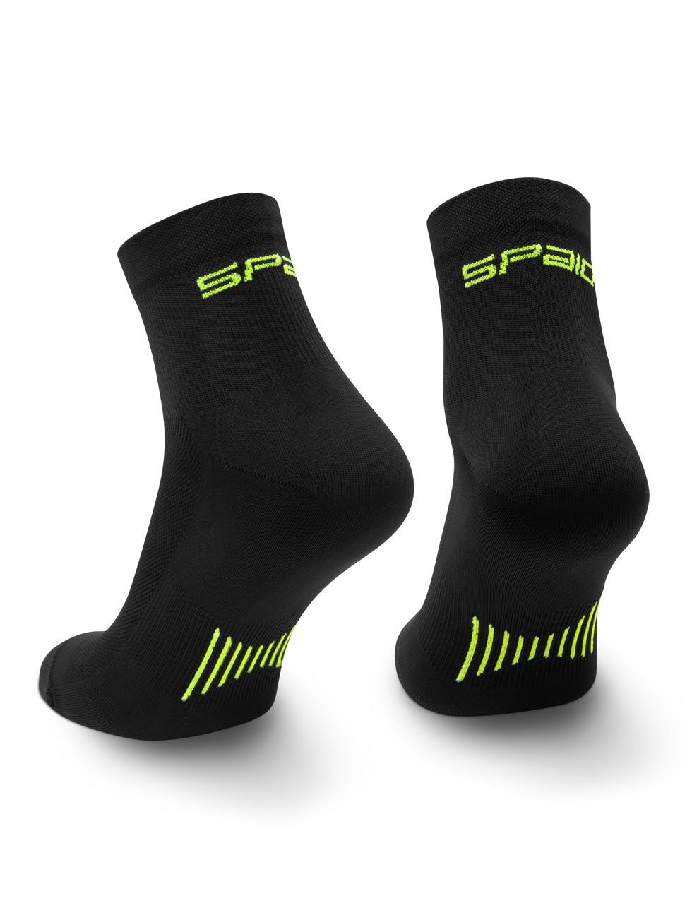 Spaio SPAIO CALZINI DA CORSA RUNNING 01 BLACK/YELLOW Negozi Online