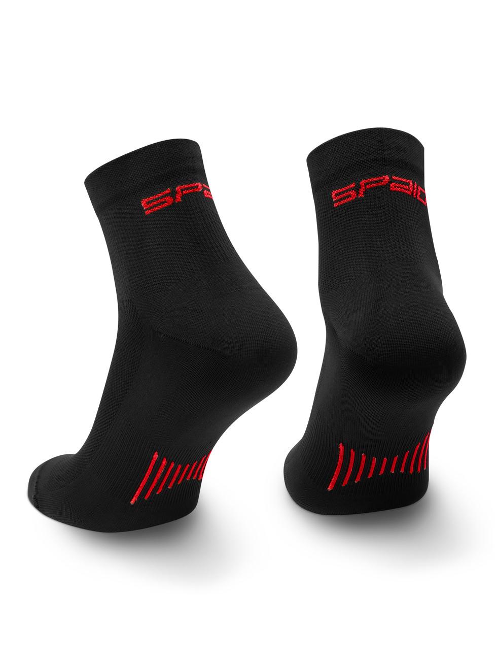 Spaio SPAIO CALZINI DA CORSA RUNNING 01 BLACK/ RED Acquista Ora