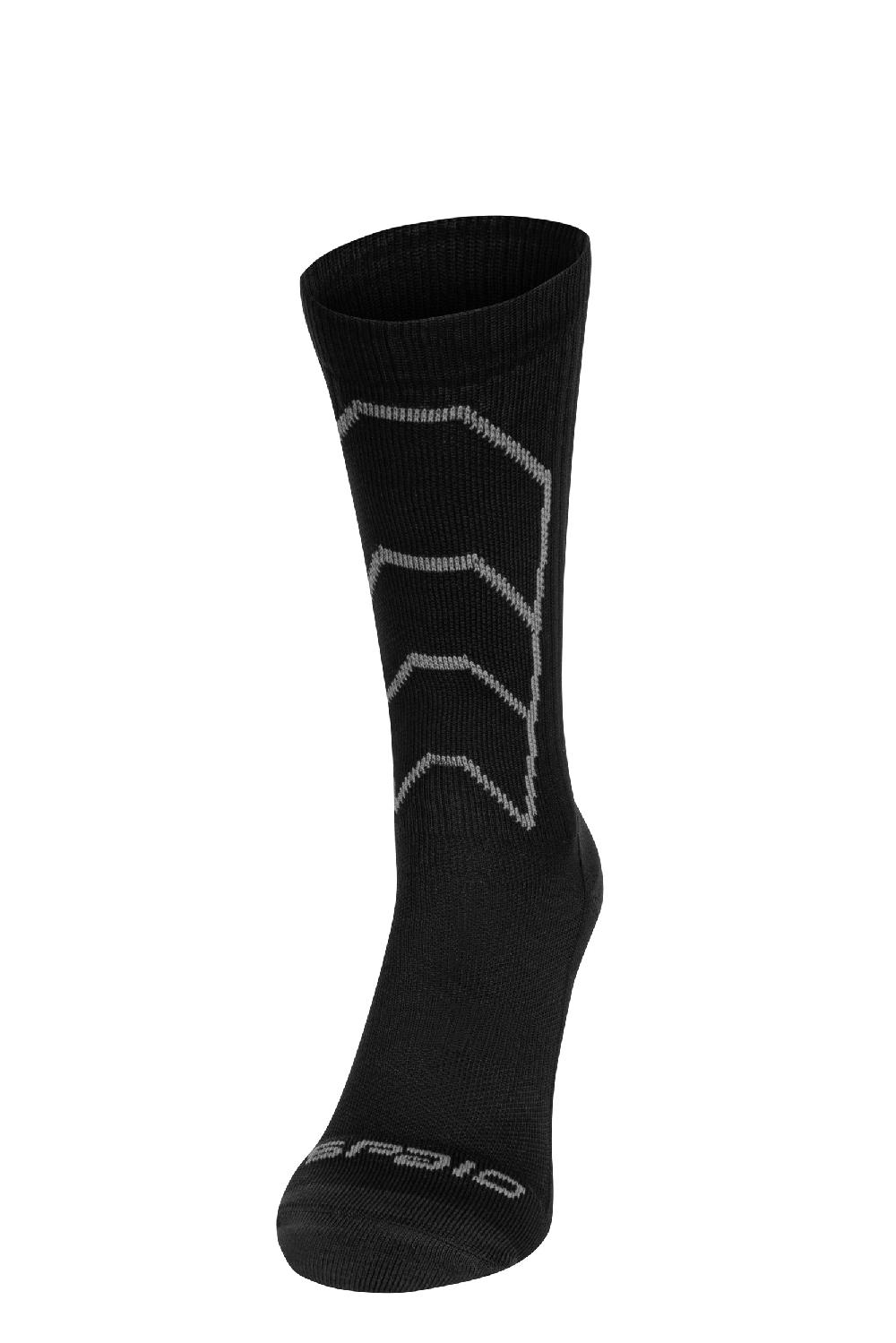 Spaio CALZE A COMPRESSIONE "RAPID" NERO/GRIGIO Presa