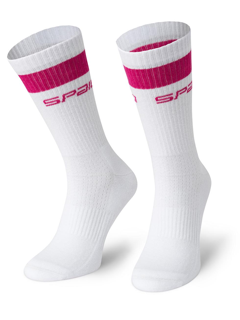 Spaio CALZINI SPAIO FLEX 02 WHITE/VIVA MAGENTA Moda