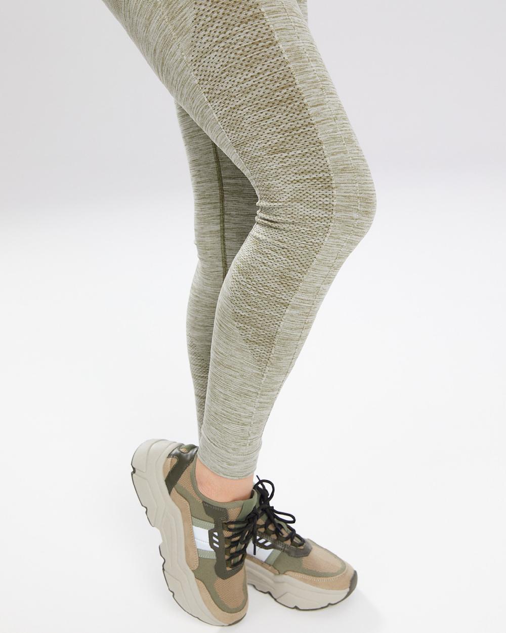 Spaio SPAIO LEGGINSY MELANGE KHAKI Vendita Economica