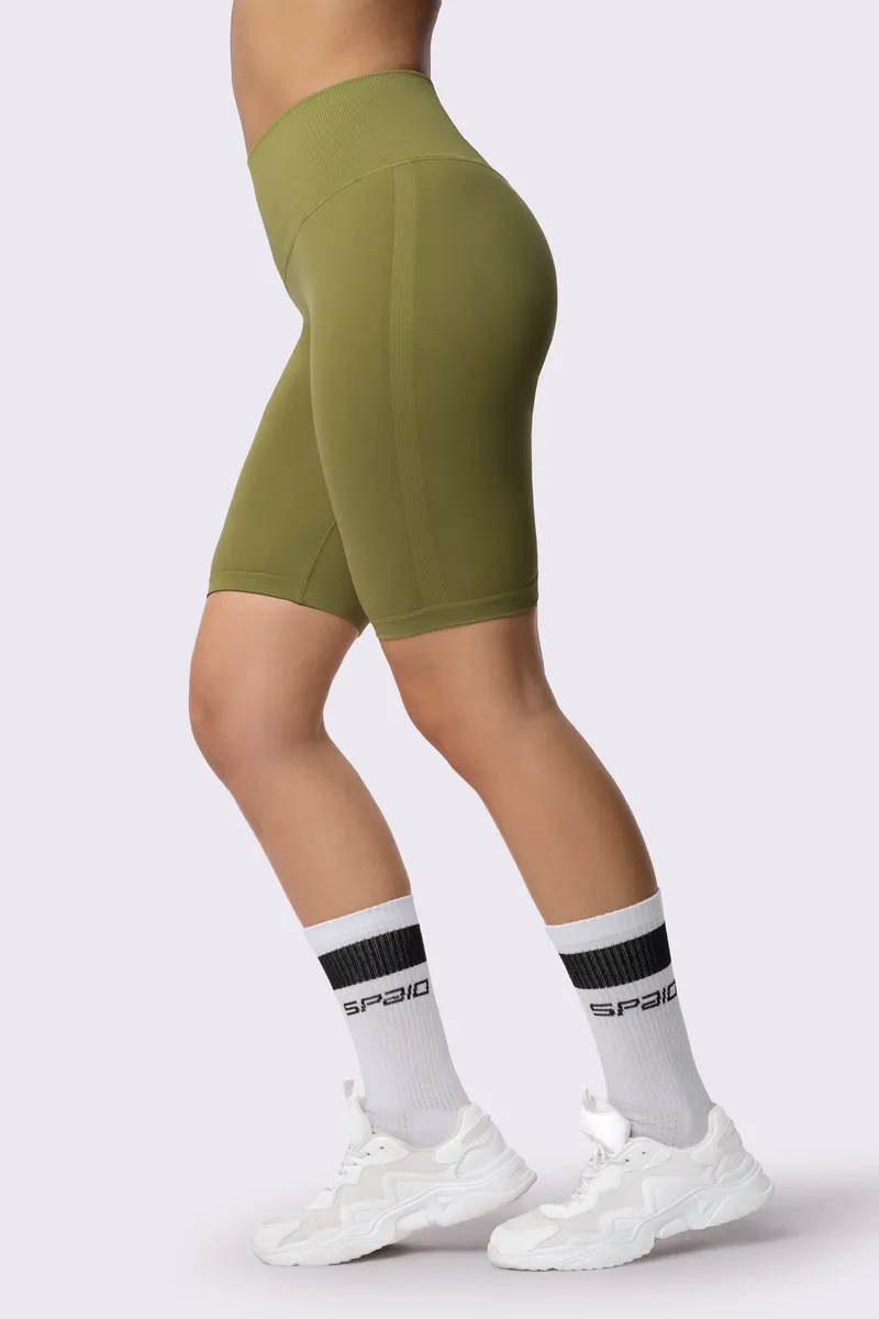 Spaio SPAIO ADAPT BIKER SHORTS GREEN OLIVE I Più Venduti