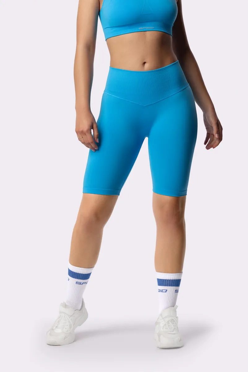 Spaio SPAIO ADAPT BIKER SHORTS ATOMIC BLUE In Linea