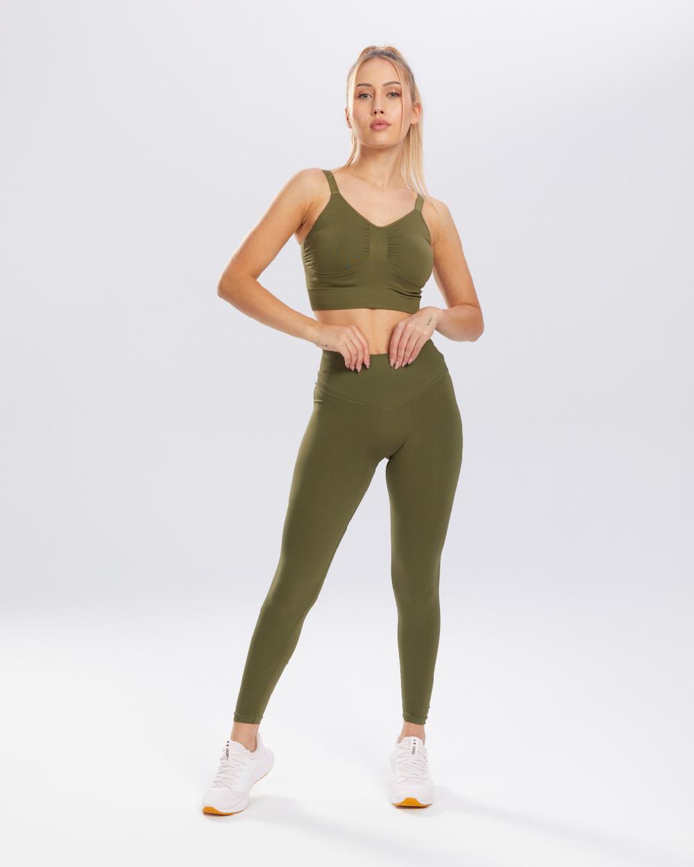 Spaio SPAIO REGGISENO SPORTIVO FLEX KHAKI Soddisfazione Garantita