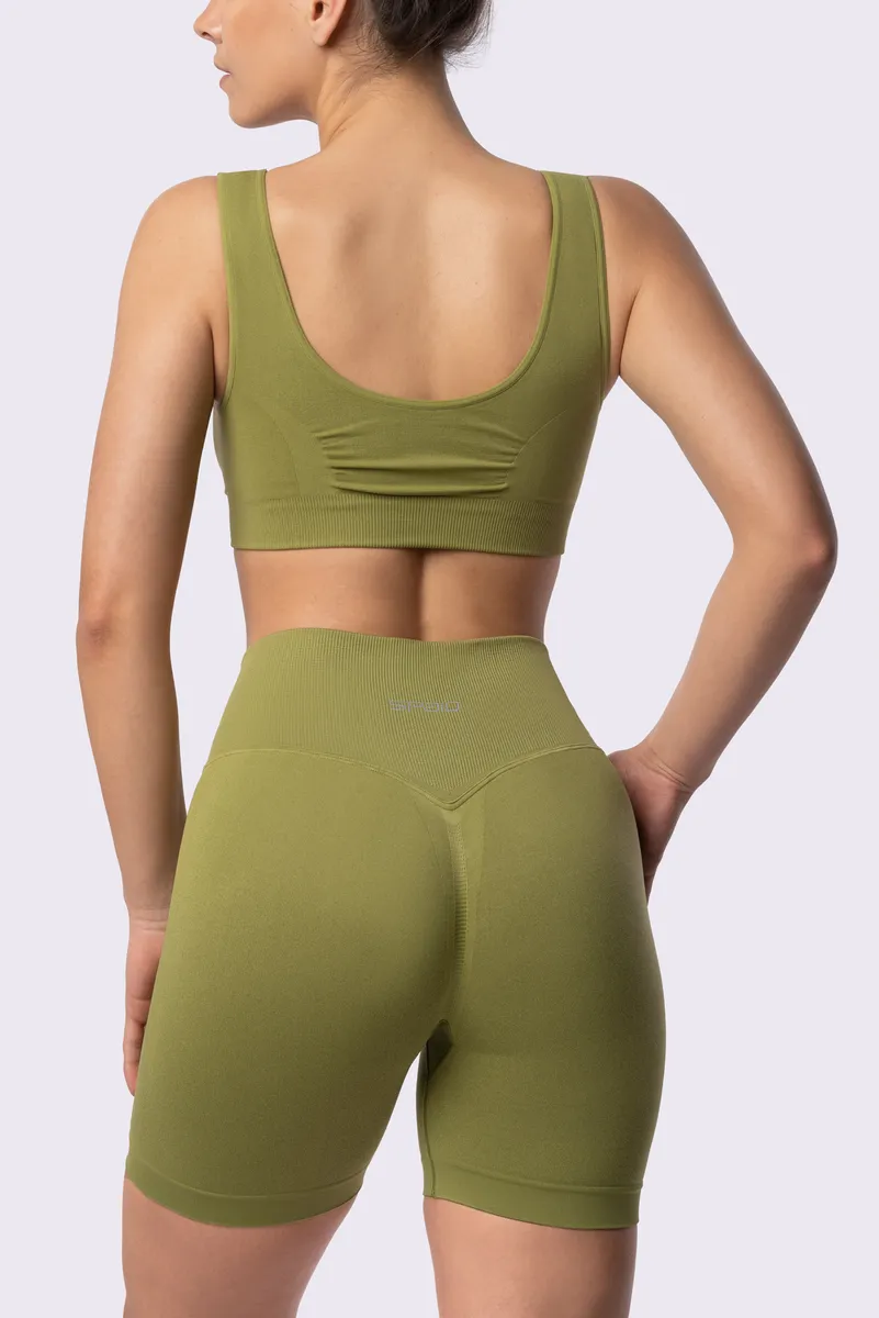 Spaio SPAIO REGGISENO SPORTIVO ADAPT GREEN OLIVE Affare Del Giorno