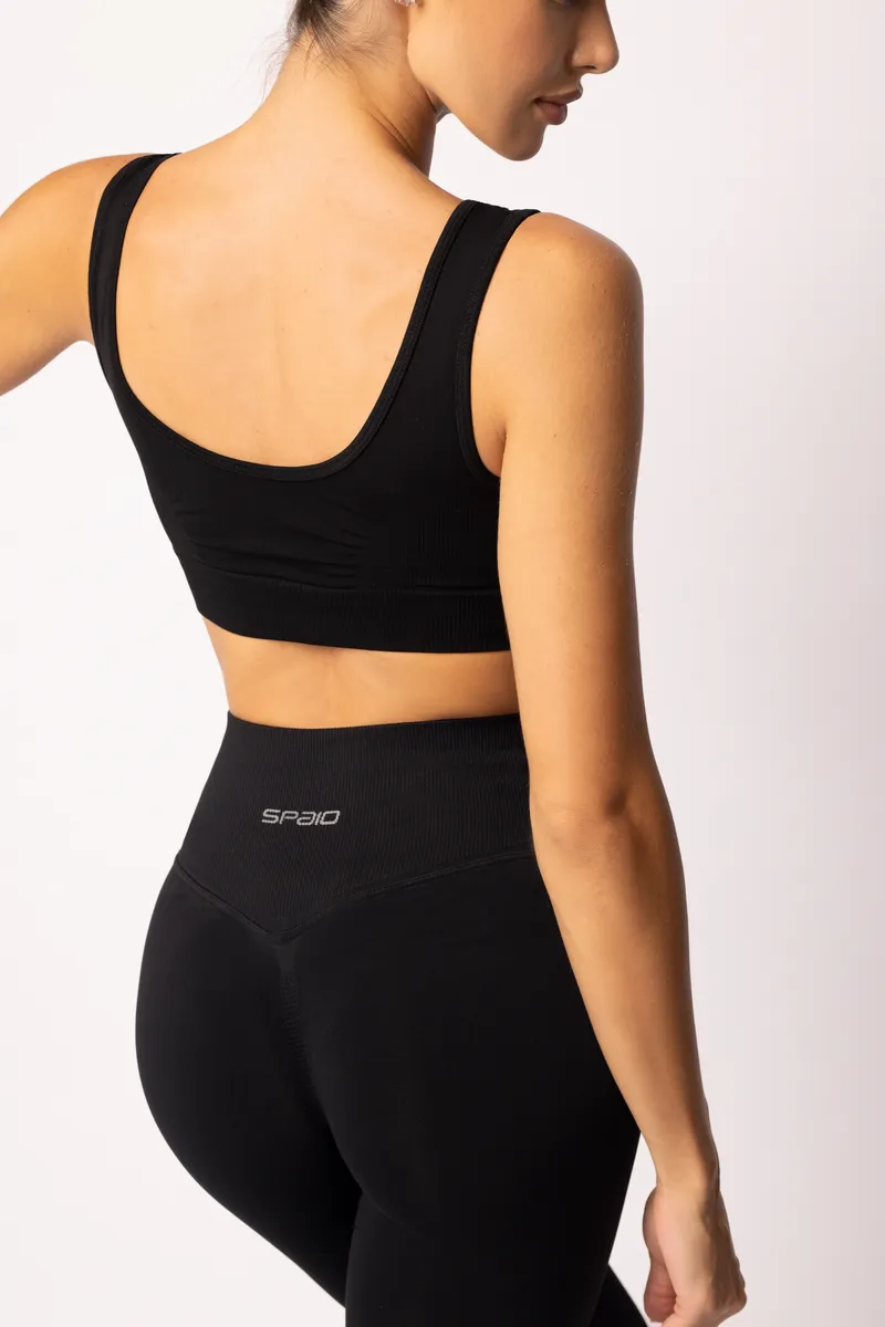 Spaio SPAIO REGGISENO SPORTIVO ADAPT BLACK In Saldo