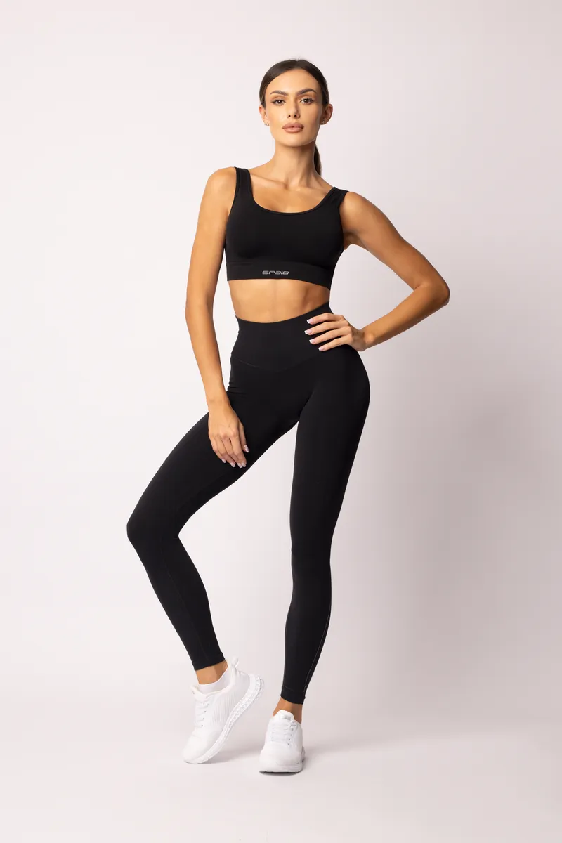 Spaio SPAIO REGGISENO SPORTIVO ADAPT BLACK In Saldo