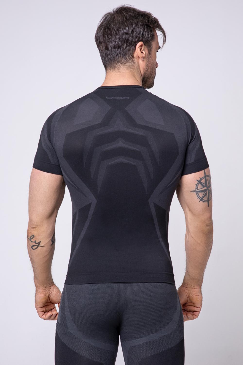 Spaio SPAIO MAGLIA M/C "CONFIDENCE" NERO/GRIGIO 2025