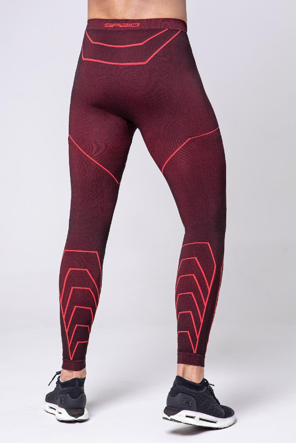 Spaio LEGGINGS DA UOMO RAPID BLACK/RED Promozione Limitata