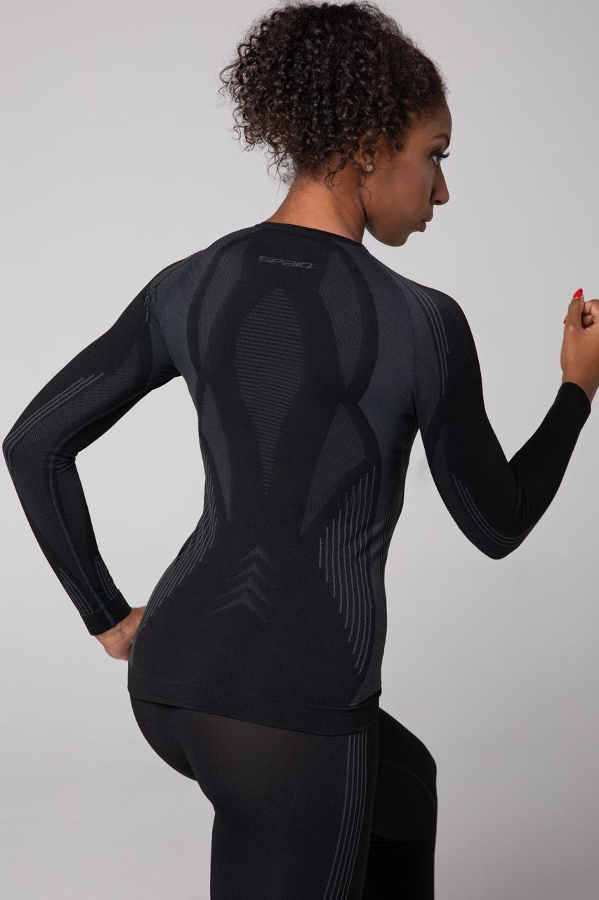 Spaio SPAIO MAGLIA M/L TERMOATTIVA POWERFUL NERO/GRIGIO Novità