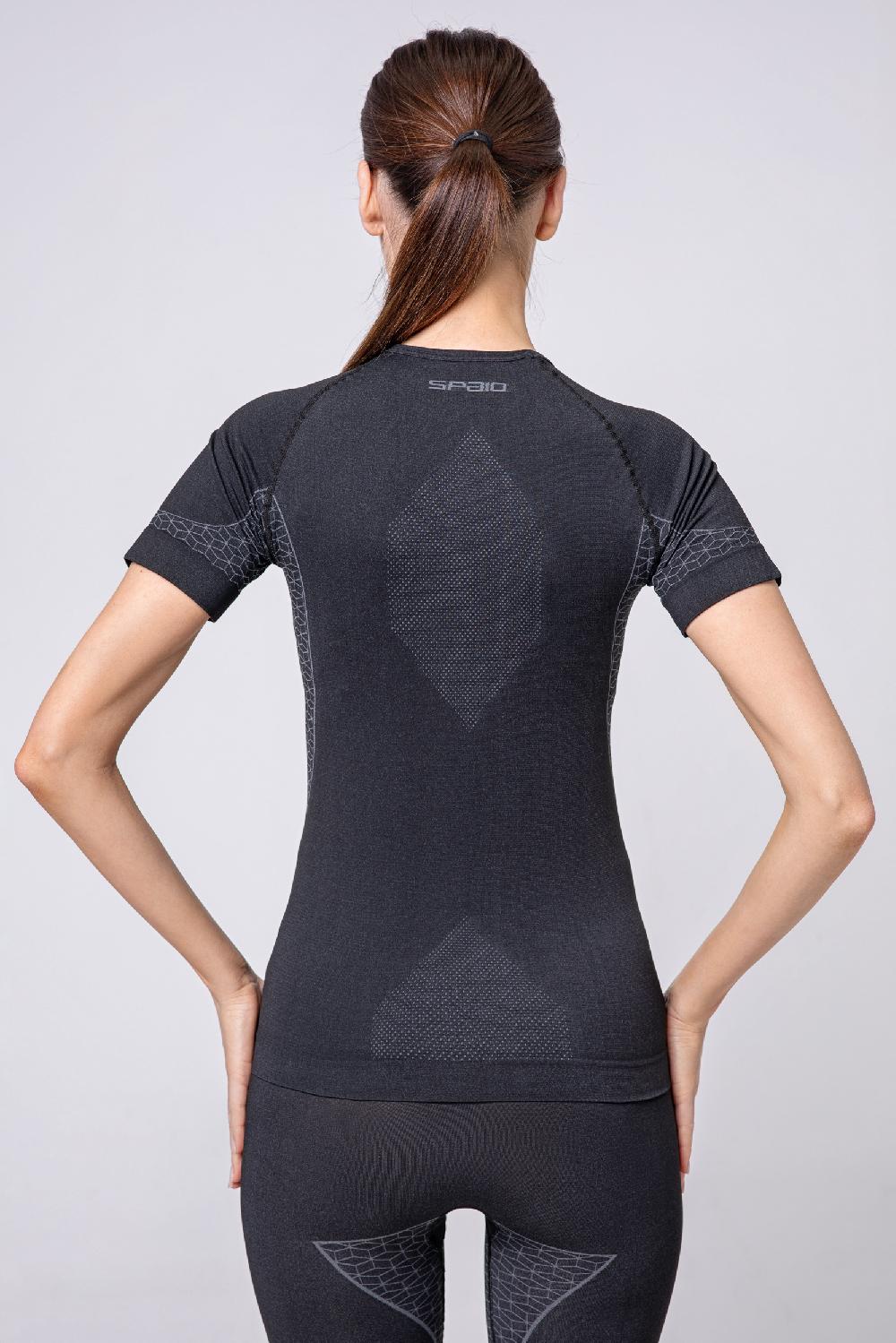 Spaio SPAIO M/C MAGLIA BREEZE DONNA NERO/GRIGIO Nuova