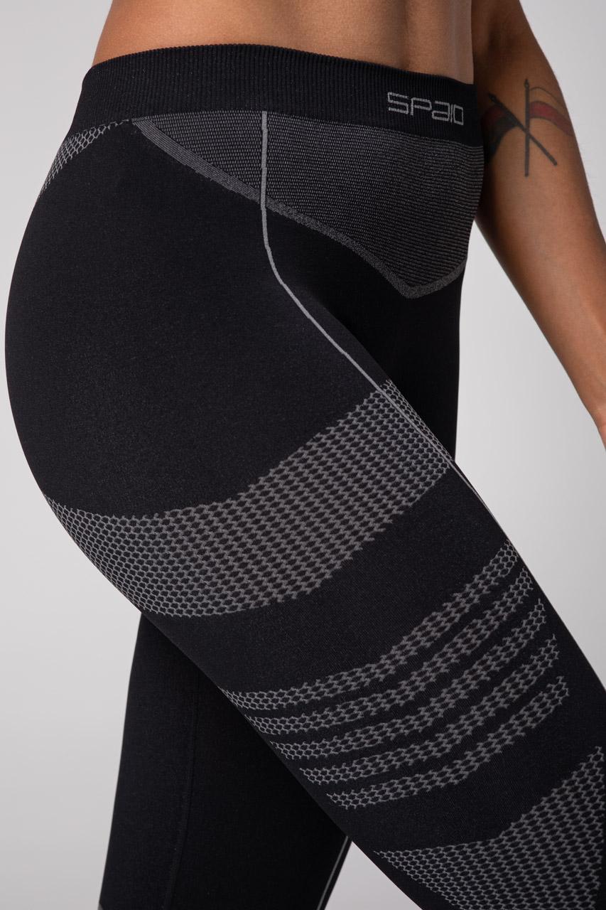 Spaio SPAIO LEGGINS TERMOATTIVI "THERMO-EVO" DONNA NERO/GRIGIO Italia