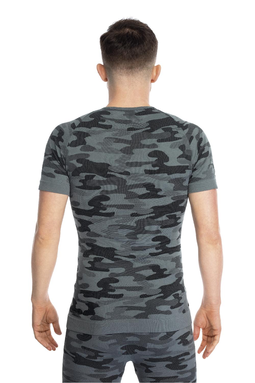Spaio SPAIO LONG SLEEVE T-SHIRT MILITARY 01 MAN STEEL GREY Qualità Garantita
