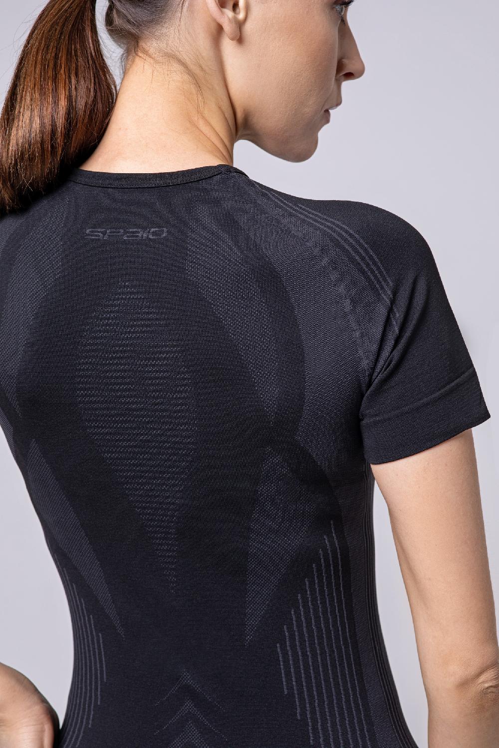 Spaio SPAIO M/C MAGLIA POWERFUL DONNA NERO/GRIGIO Consegna Veloce