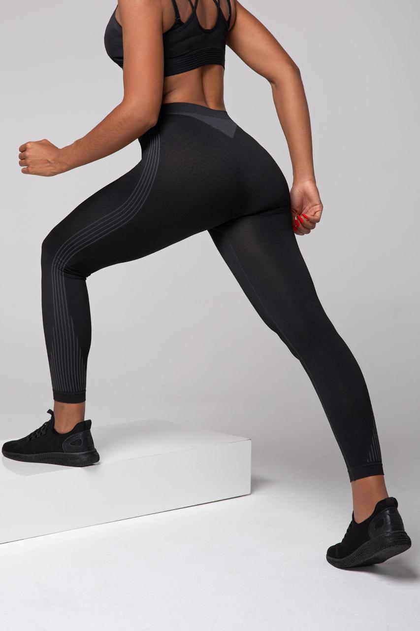 Spaio SPAIO LEGGINGS TERMOATTIVI POWERFUL NERO/GRIGIO Affare Del Giorno